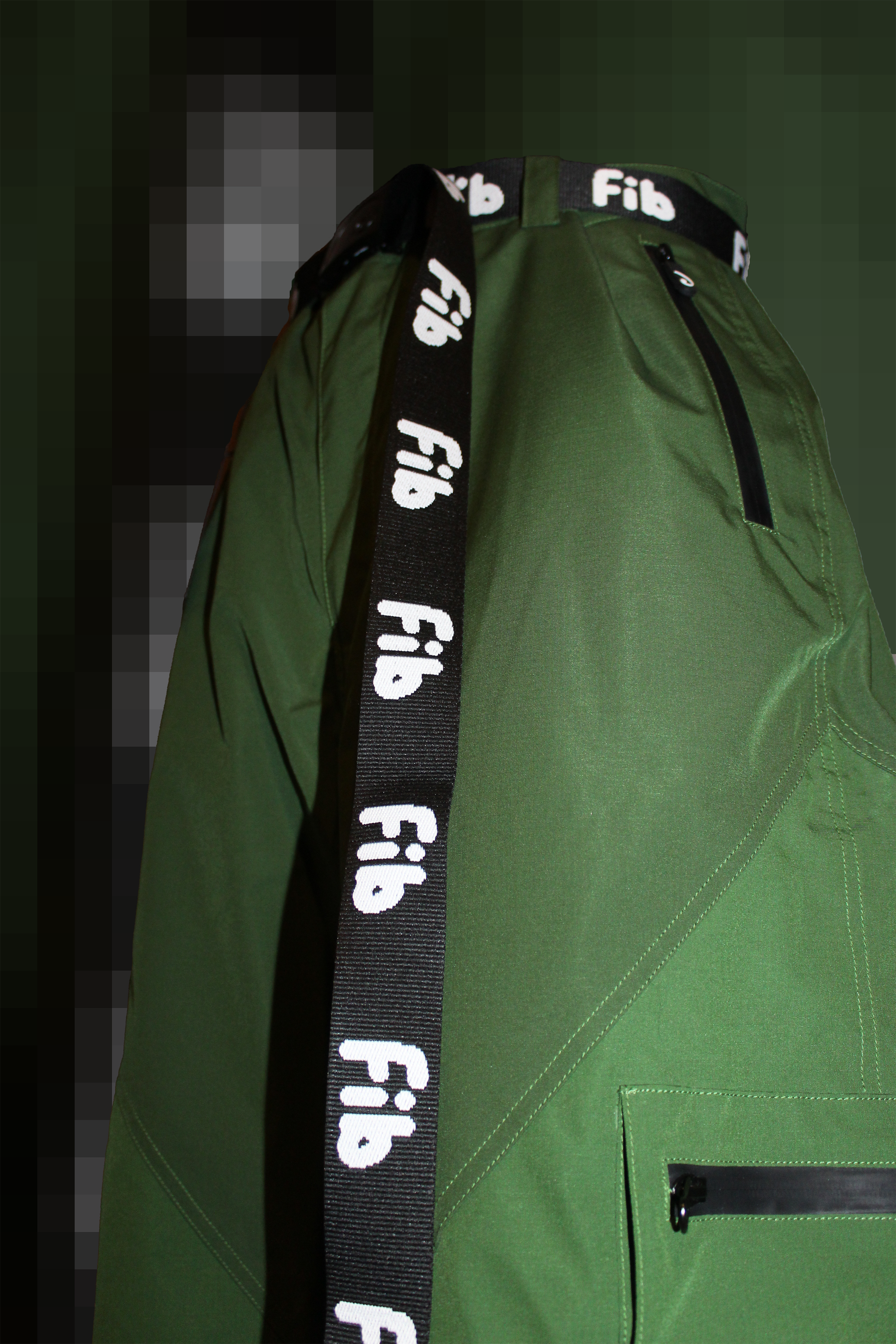 FIB BELT - BLACK/WHITE