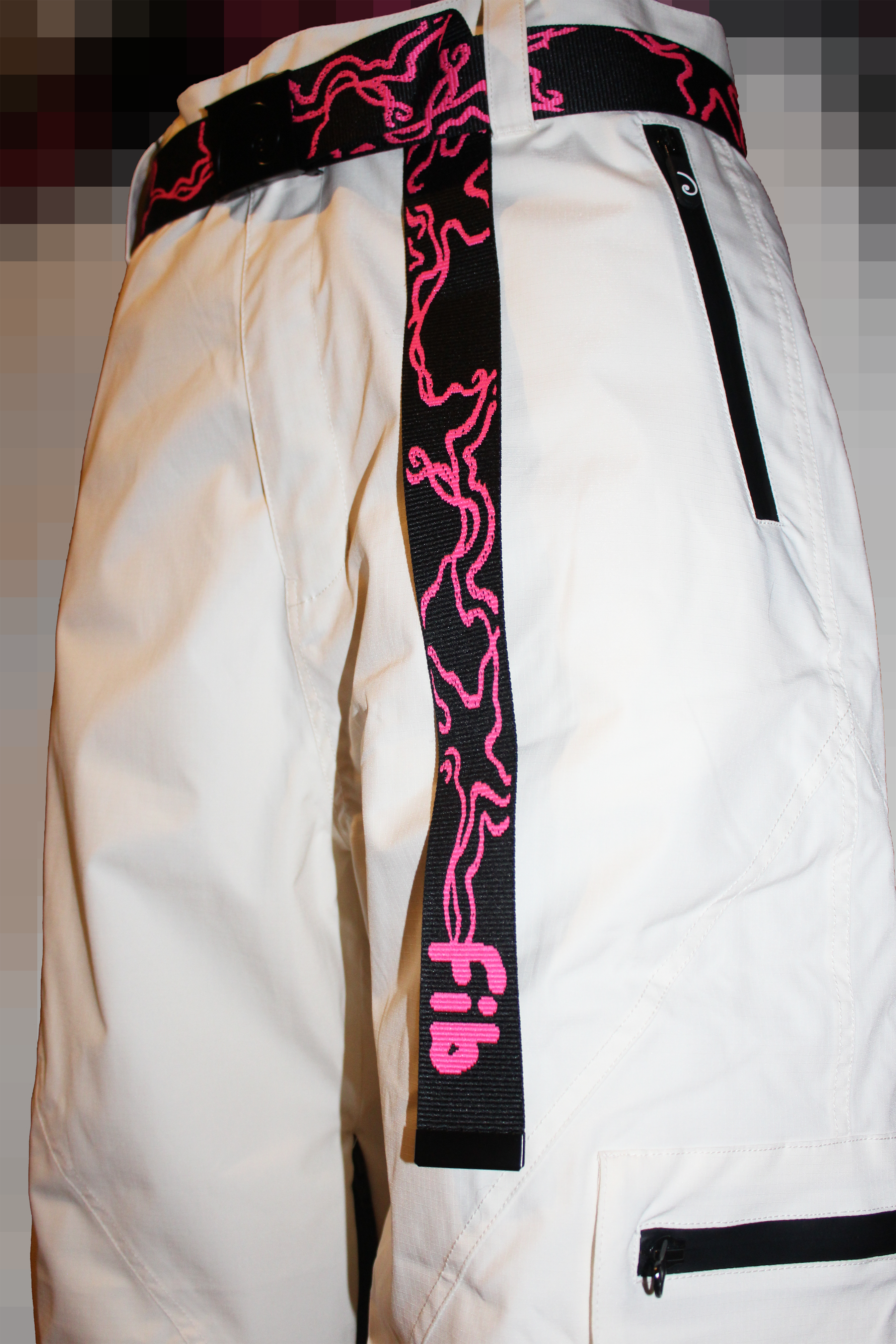STAR BELT - BLACK/PINK